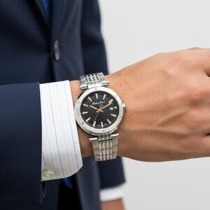 NWT Mathey-Tissot Fashion Men's Quartz Steel Authentic Watch